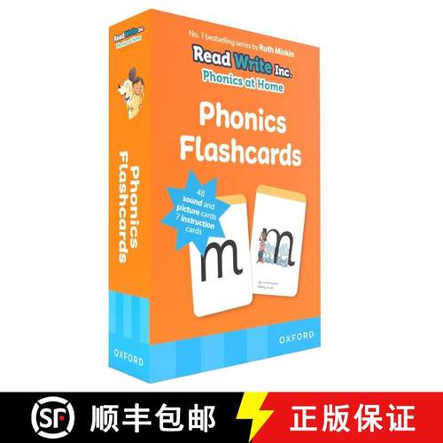 现货 牛津自然拼读闪卡字母学习 Read Write Inc. Home: Phonics Flashcards [9780198386711]