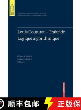 【3-4周达】Louis Couturat -Traité de Logique Algorithmique [9783034803076]