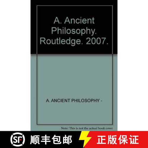 【3-4周达】精装 ANCIENT PHILOS-SET A    ILPHIL (POD [9780415440325]