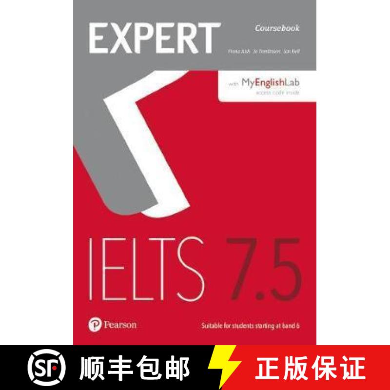 【3-4周达】Expert IELTS 7.5 Coursebook with Online Audio and MyEnglishLab Pin Pack: - Expert IELTS 7.... [9781292134840]