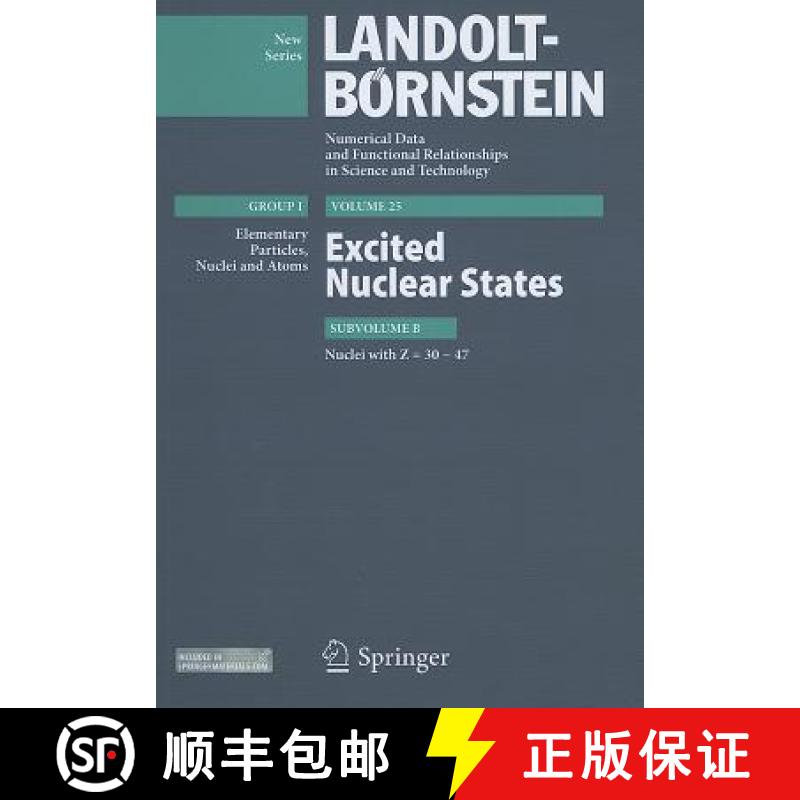 【3-4周达】Z = 30-47. Excited Nuclear States [9783642229299]