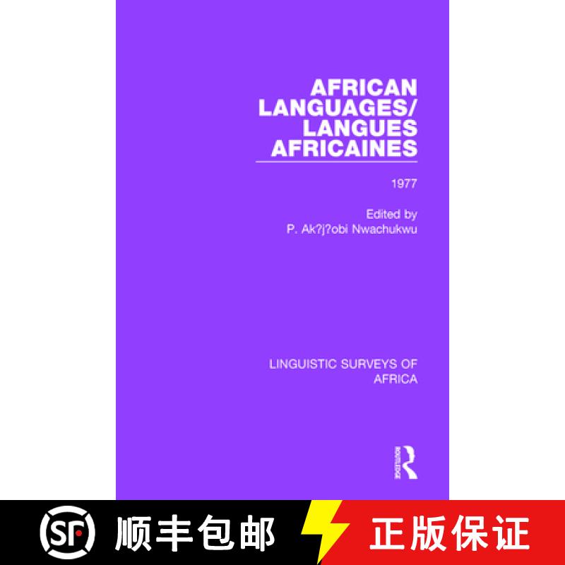 【3-4周达】African Languages/Langues Africaines: Volume 3 1977 [9781138099517]