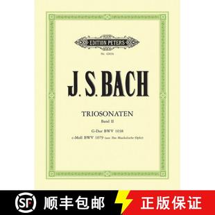 1038 Alt. 1079 Bwv Trio Continuo for Violins... Violin Sonatas and 4周达 9790014021443 Flute