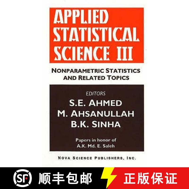 【4周达】Applied Statistical Science III: Nonparametric Statistics & Related Topics [9781560725817]