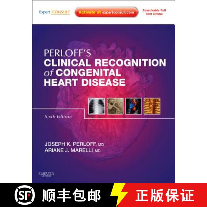 【3-4周达】Perloff's Clinical Recognition of Congenital Heart Disease: Expert Consult - Online and Print [9781437716184]