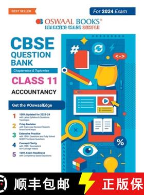 预订 Oswaal CBSE Chapterwise & Topicwise Question Bank Class 11 Accountancy Book (For 2023-24 Exam) [9789356349247]