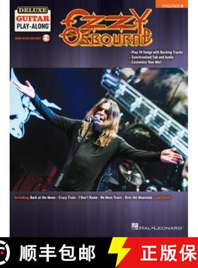 【3-4周达】Ozzy Osbourne Deluxe Guitar Play-Along Volume 8 Book/Online Audio [9781540003935]