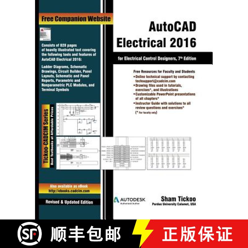 【3-4周达】AutoCAD Electrical 2016 for Electrical Control Designers [9781936646999]