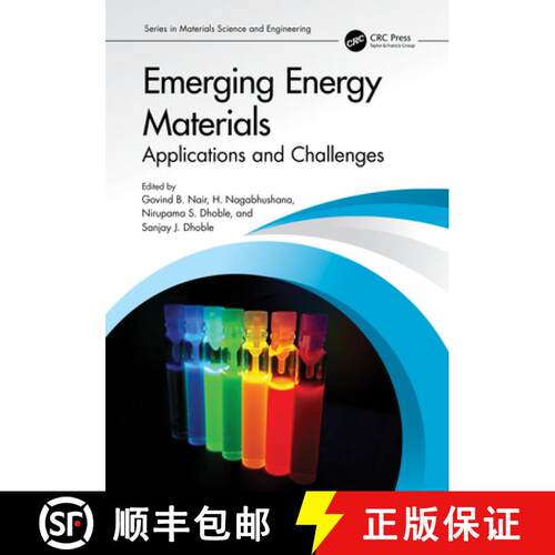 【3-4周达】精装 Emerging Energy Materials: Applications and Challenges [9781032312095]