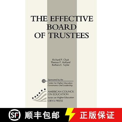 【3-4周达】The Effective Board of Trustees [9780897748063]