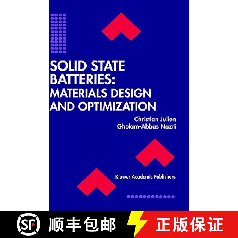 【3-4周达】Solid State Batteries: Materials Design and Optimization [9780792394600]