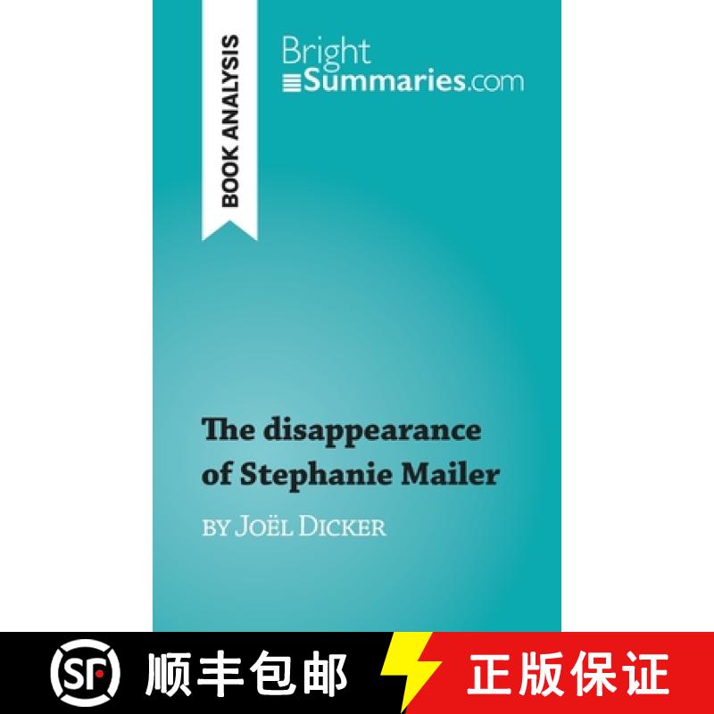 【3-4周达】The disappearance of Stephanie Mailer: by Joël Dicker [9782808697927]