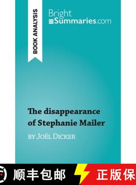 【3-4周达】The disappearance of Stephanie Mailer: by Joël Dicker [9782808697927]