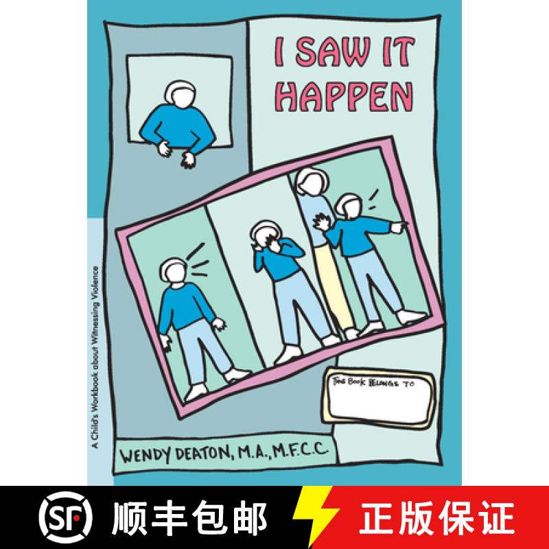 【3-4周达】Grow: I Saw It Happen: A Child's Workbook about Witnessing Violence [9781630268183]