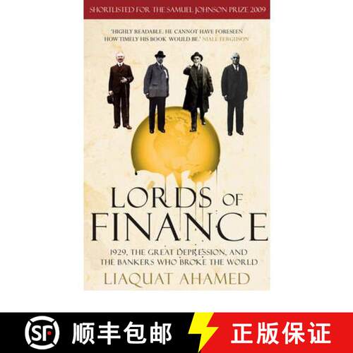 预订 Lords of Finance: 1929, The Great Depression, and the Bankers who Broke the World [9780099493082]