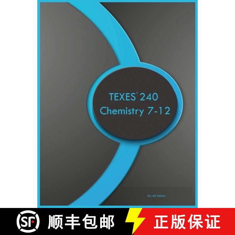 【3-4周达】TEXES 240 Chemistry 7-12 [9781088291597]