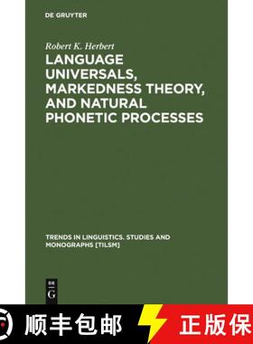 【3-4周达】Language Universals, Markedness Theory, and Natural Phonetic Processes [9783110109733]
