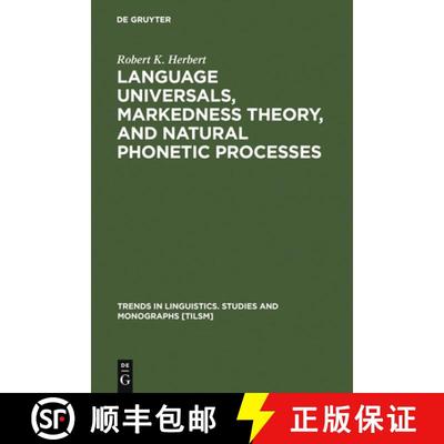 【3-4周达】Language Universals, Markedness Theory, and Natural Phonetic Processes [9783110109733]