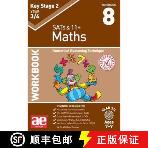 【3-4周达】KS2 Maths Year 3/4 Workbook 8: Numerical Reasoning Technique [9781911553281]
