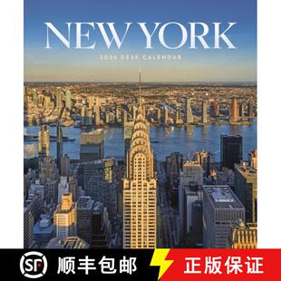 【3-4周达】New York Easel Desk Calendar 2026 [9781529848694]