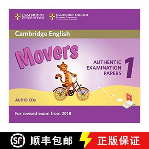 【3-4周达】【CD】Cambridge English Movers 1 for Revised Exam from 2018 Audio CDs (2): Authentic Exami... [9781316635988]