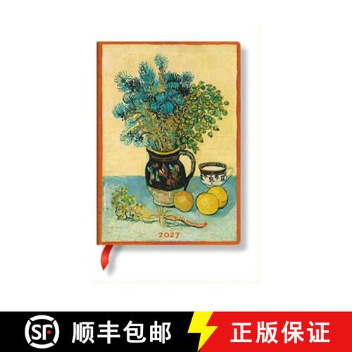 【3-4周达】2027 Van Gogh's Still Life MIDI Horizontal Hardcover 12-Month Weekly Planner, 160pg, 100gs... [9780349716497]