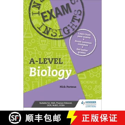 【3-4周达】Exam insights for A-level Biology: Learn from previous exams and target tricky topics [9781510481183]