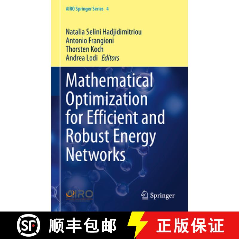 【3-4周达】Mathematical Optimization for Efficient and Robust Energy Networks [9783030574413]