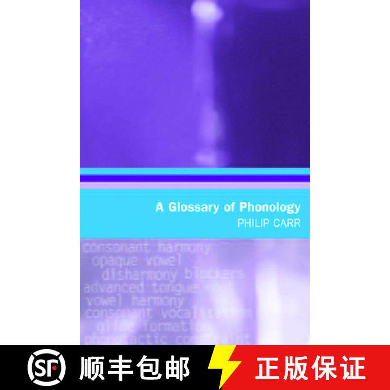 【3-4周达】A Glossary of Phonology [9780748622344]