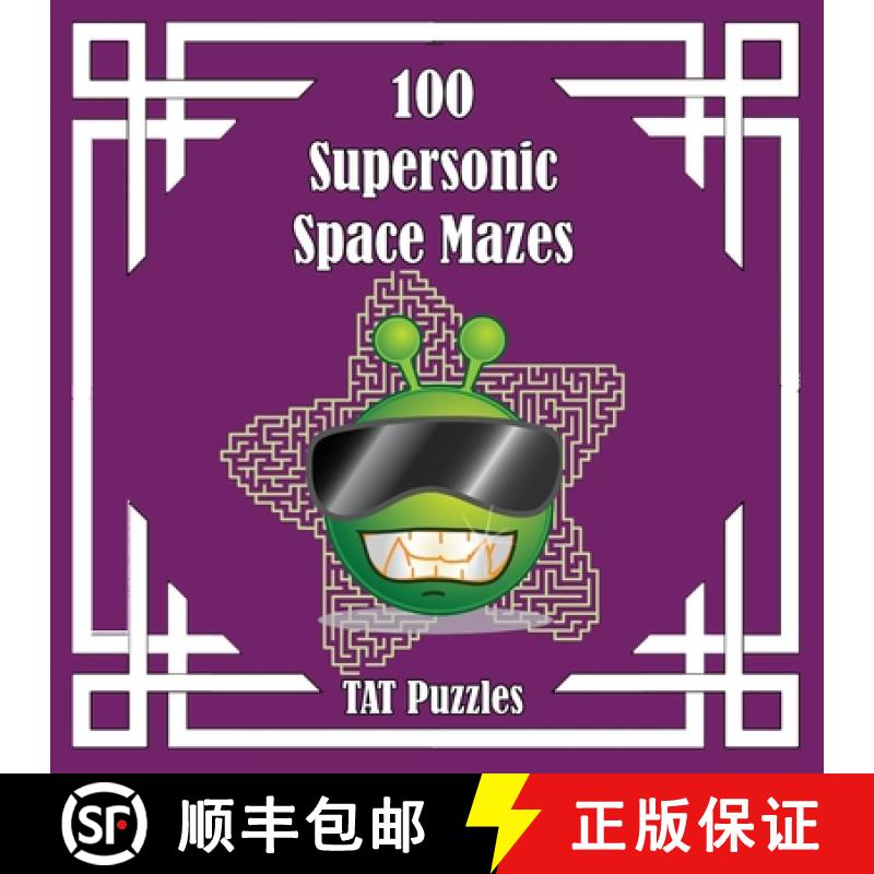 【3-4周达】100 Supersonic Space Mazes [9781922695277]