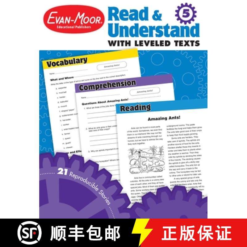 分级阅读理解练习 五年级 Read and Understand with Leveled Texts, Grade 5 [9781608236749]