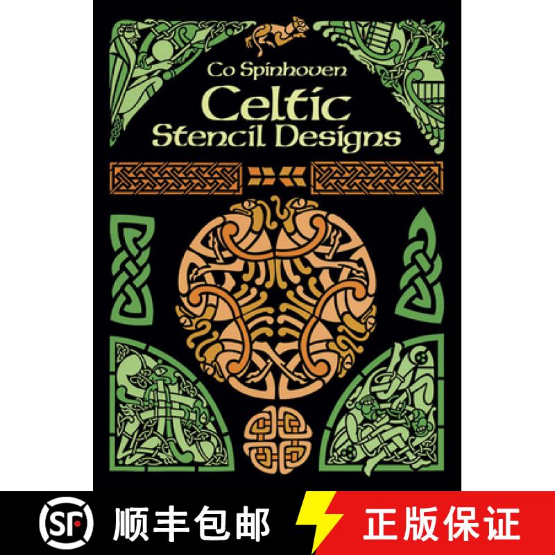 预订 Celtic Stencil Designs: Pictorial Archive [9780486264271]