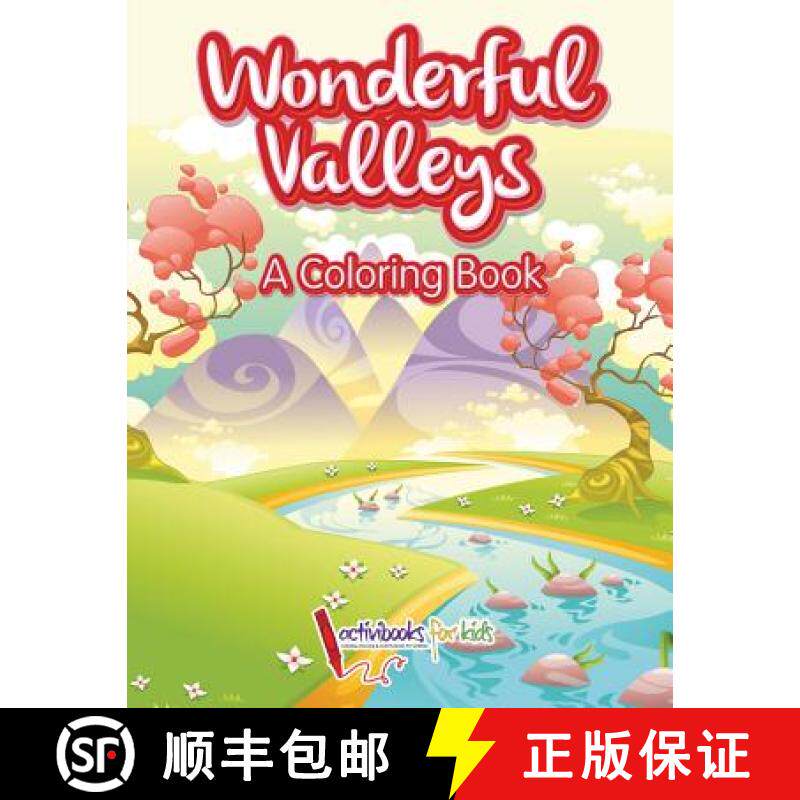 【3-4周达】Wonderful Valleys: A Coloring Book [9781683217121]