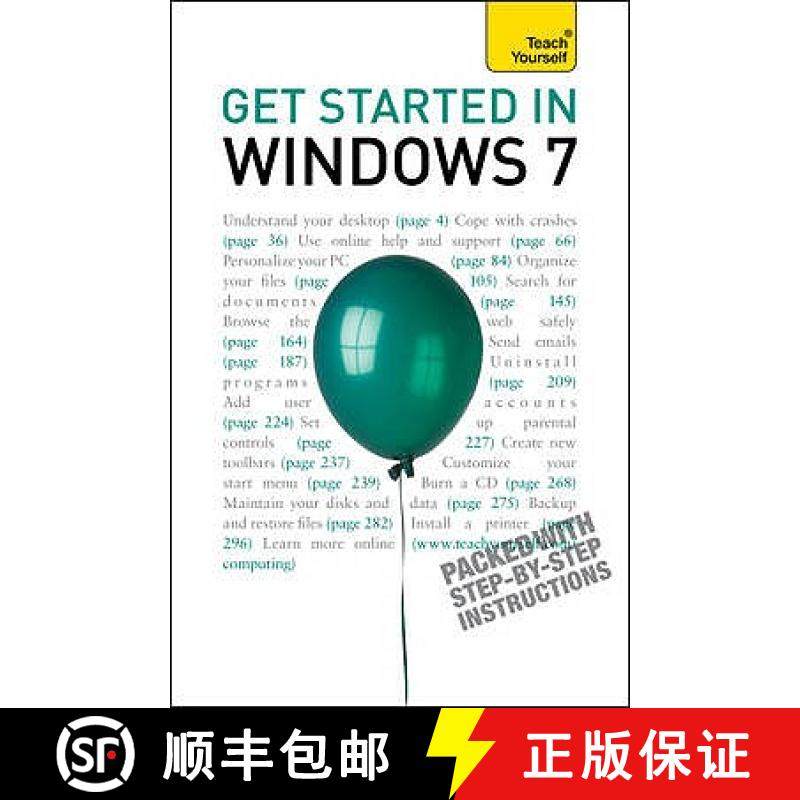 【3-4周达】Get Started in Windows 7: An absolute beginner's guide to the Windows 7 operating system [9781444110340]