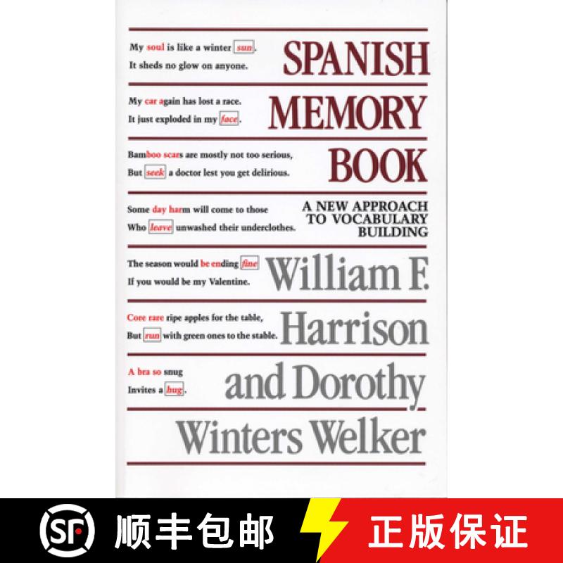 【3-4周达】Spanish Memory Book: A New Approach to Vocabulary Building [9780292776418]