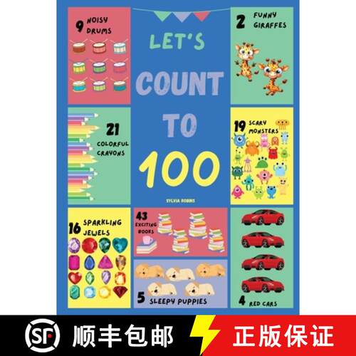 【3-4周达】Let's Count to 100: A Fun and Interactive Counting Book with Colorful Pictures and Engagin... [9798330654185]