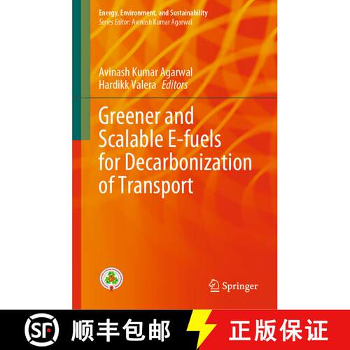 【3-4周达】精装 Greener and Scalable E-fuels for Decarbonization of Transport [9789811683435]