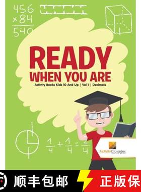 【3-4周达】Ready When You Are : Activity Books Kids 10 And Up | Vol 1 | Decimals [9780228221944]