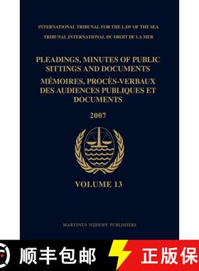 预订 Pleadings, Minutes of Public Sittings and Documents / Mémoires, procès-verbaux des audiences p... [9789004176256]