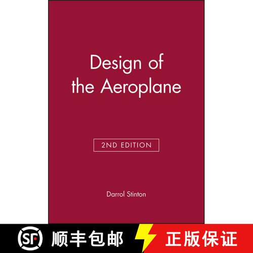 【3-4周达】Design Of The Aeroplane 2E [Wiley机械工程] [9780632054015]