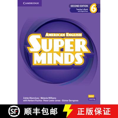 【3-4周达】Super Minds Level 6 Teacher's Book with Digital Pack American English [9781108920957]