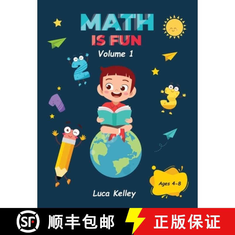 【3-4周达】Math is Fun: Includes Engaging Activities for Kindergarten, Counting, Addition, Subtractio... [9781804001004]