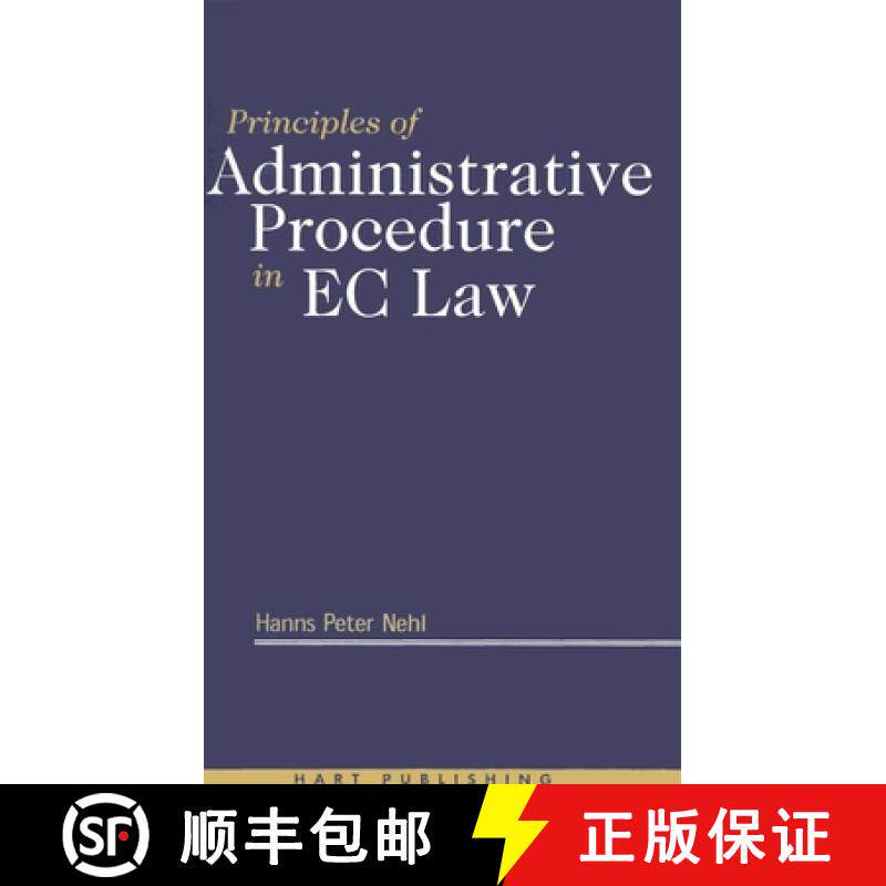 预订 Principles of Administrative Procedure in EC Law [9781841130088]