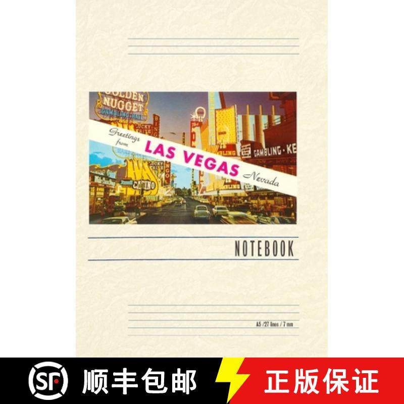 预订 Vintage Lined Notebook Greetings from Las Vegas, Nevada [9798385439324]