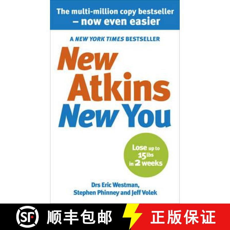 【3-4周达】New Atkins For a New You : The Ultimate Diet for Shedding Weight and Feeling Great [9780091935573]图片