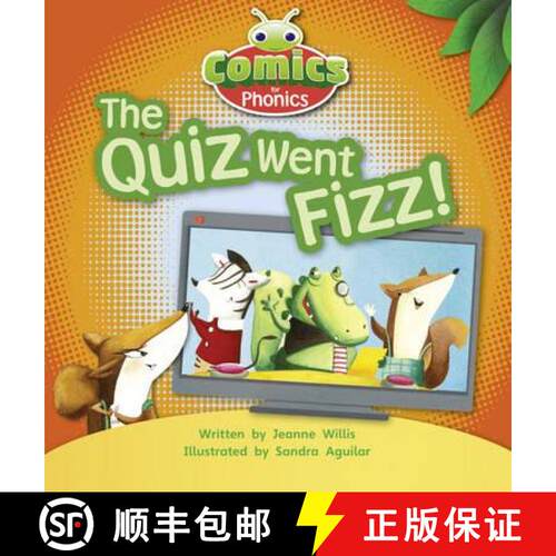 【3-4周达】Bug Club Comics for Phonics Reception Phase 3 Set 07 The Quiz Went Fizz [9781447912781]