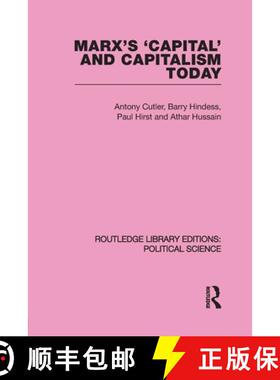 【3-4周达】Marx's Capital and Capitalism Today Routledge Library Editions: Political Science Volume 52 [9780415649902]
