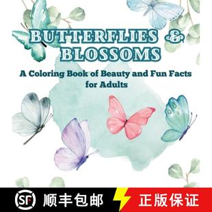 Adults Beauty 4周达 U... and Know? Blossoms Butterflies for Did You Fun Facts Book 9789843604811 Coloring