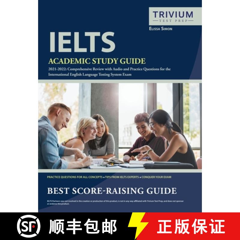 【2-3周达】IELTS Academic Study Guide 2021-2022: Comprehensive Review with Audio and Practice Questio... [9781637981115]