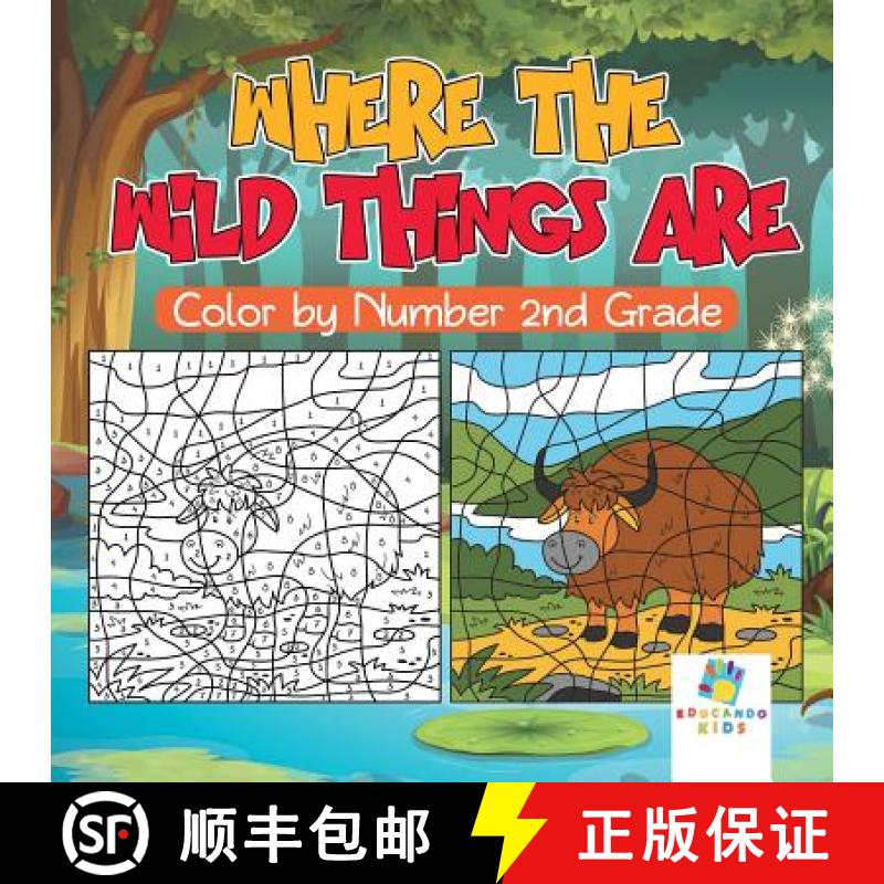 【3-4周达】Where the Wild Things Are | Color by Number 2nd Grade [9781645216605]
